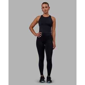 LSKD Elite Full Length Leggings with Pockets Black Small MSRP $120